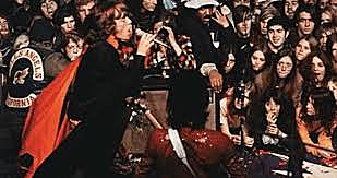 The rolling stones host the Altamont music festival