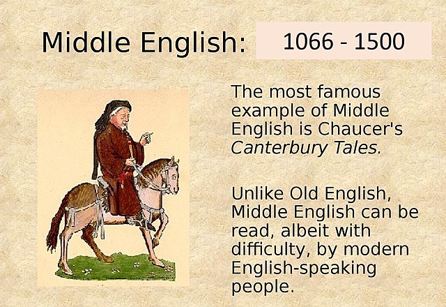 2nd Period -  MIDDLE ENGLISH