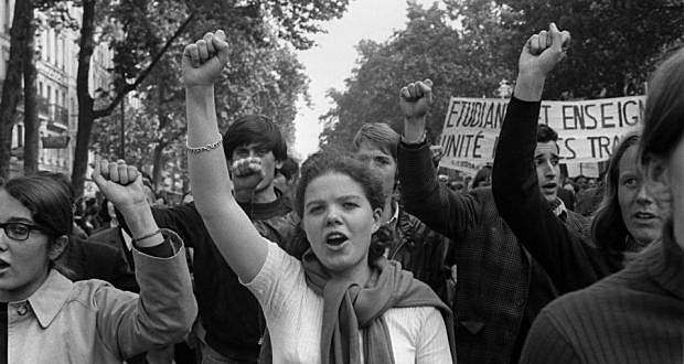 French students revolt