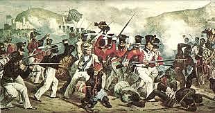 British troops and American colonists clashed