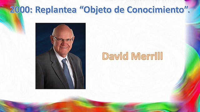 Replantea “objetos de conocimiento”.