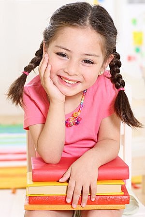 Melanie in preschool