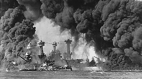 The attack of Pearl Harbor