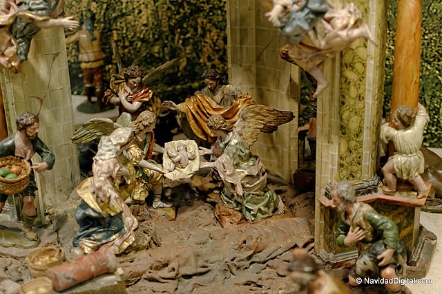Parte del belén. Francisco Salzillo