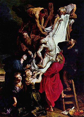 Descendimiento de Cristo. Rubens