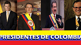 Timeline: últimos presidentes de la república de Colombia