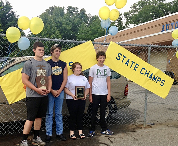 Won 1st place in State Ag Mechanics!