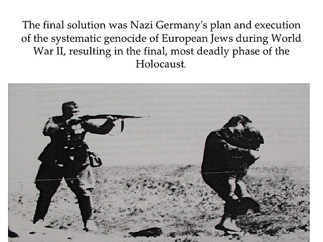 Germany`s Final solution Plan