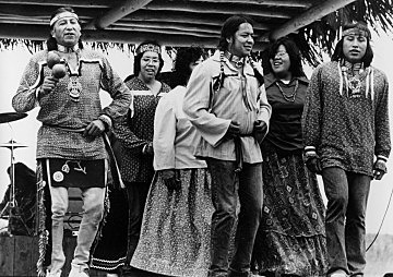 First annual Indian arts and crafts festival held:1976