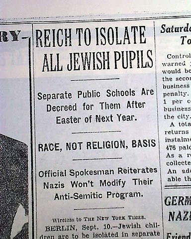 Jewish in schools