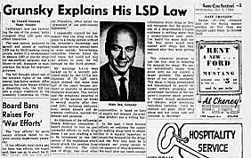 LSD Declared Illegal by the U.S. Government