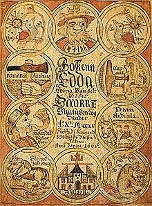 The material of the Eddas