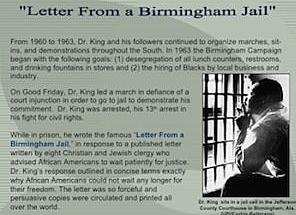 Martin Luther King Jr. wrote letter
