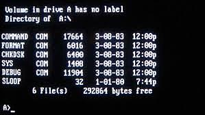 Primer sistema operativo Microsoft 1982