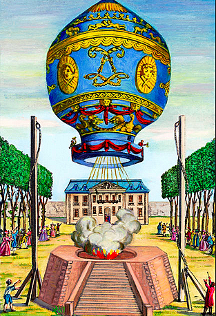 premier vol d'une montgolfiere