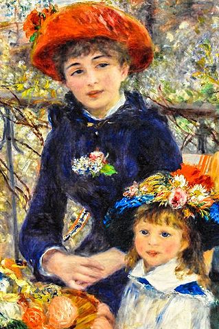 Renoir - ''dos hermanas en la terraza''
