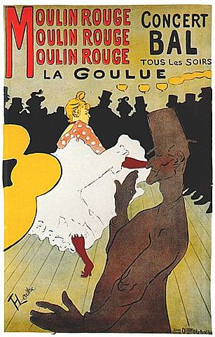 Toulouse Lautrec -  Moulin rouge , La Goulue