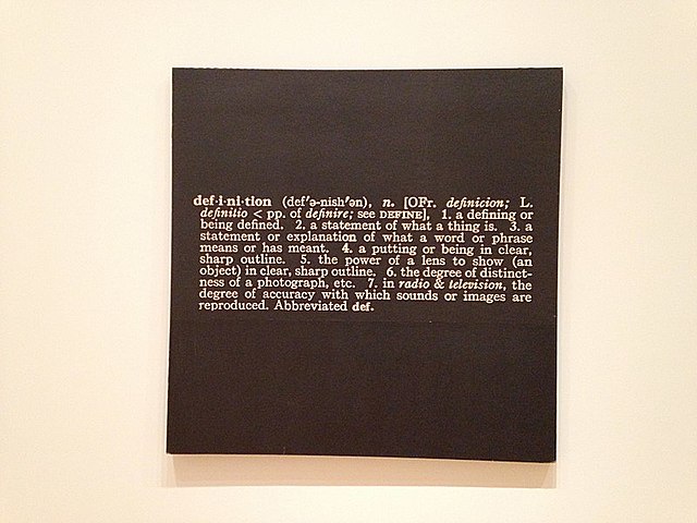 Art Conceptual  Joseph Kosuth - Art as Idea as Idea