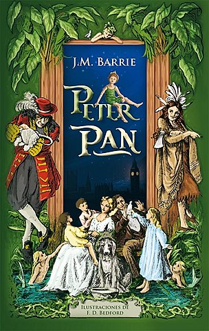 Peter pan by J.M Barrier  presented on stage