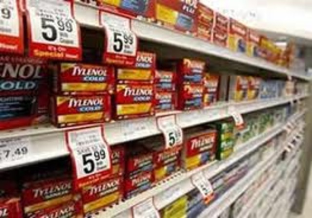 Viernes 1 oct   se retira segundo lote de tylenol extra fuerte en 7 estados