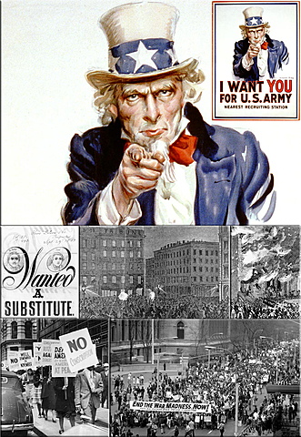 The U.S. Congress passes the Selective Service Act.