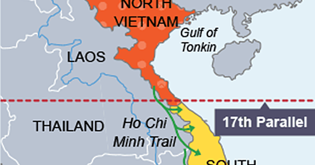 The Geneva Accords Cause Vietnam to be split into North and South
