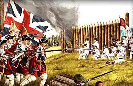 Britain takes control of almost all of France's land in the Americas