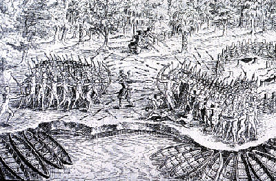 Champlain explore l'Iroquois