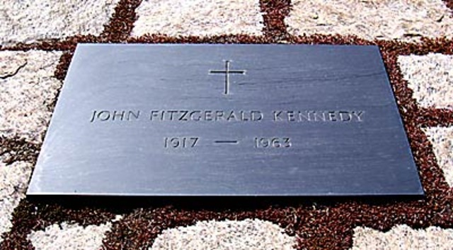 John F. Kennedy; declared dead.