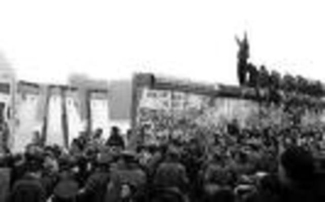 The fall of the Berlin Wall