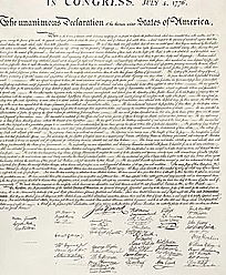 The Declaration of Independence