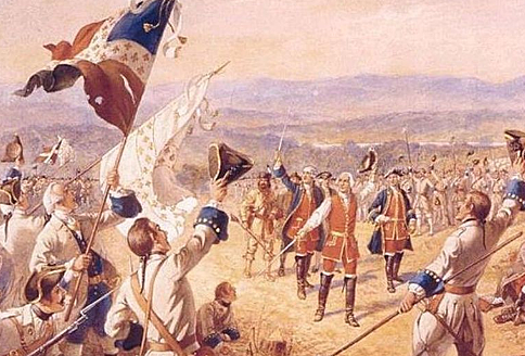 The British and French began fighting for control of North America