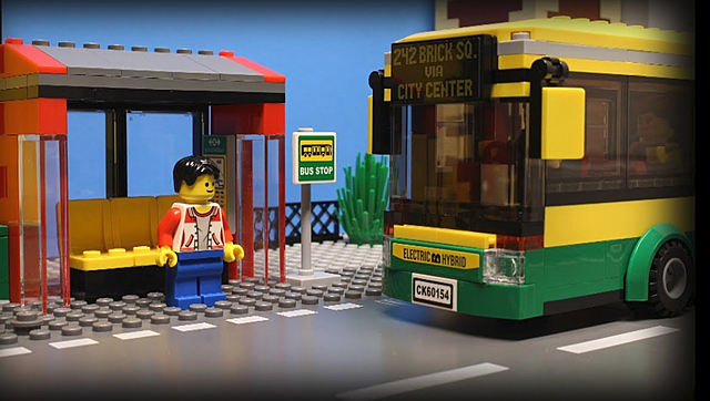 Night at the bus stop