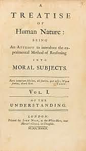 David Hume publishes his Treatise of Human Nature, in which he applies to the human mind the principles of experimental science
