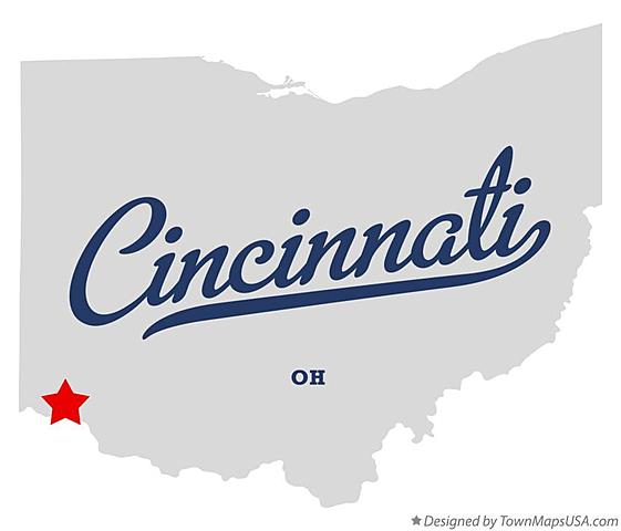 I was born in Cincinnati, Ohio