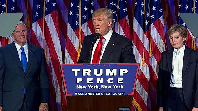 Donald Trump won the 2016 U.S. Presidential Election