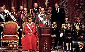 Proclamación Juan Carlos I como rey de España