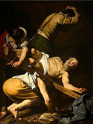 CRUCIFIXIÓN DE SAN PEDRO - CARAVAGGIO