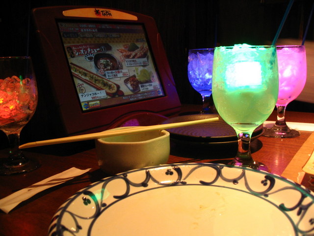 Glowing Drinks @ Tokyo Tapas