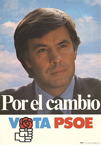 1982: El PSOE (Partido Socialista Obrero Español) gana en elecciones generales, con Felipe González como presidente.