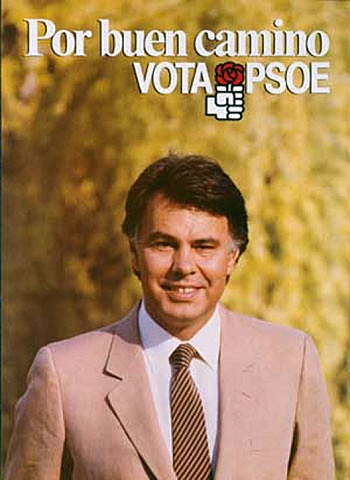 1986: Nuevo triunfo en las elecciones legislativas para el PSOE.