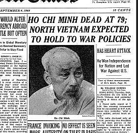 Ho Chi Minh dies
