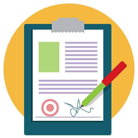 Revisión y firma de Contrato