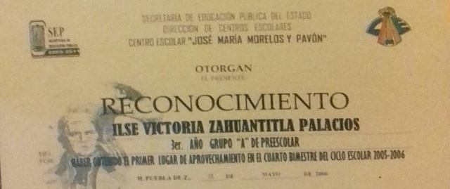 Diploma en Jardín de Niños