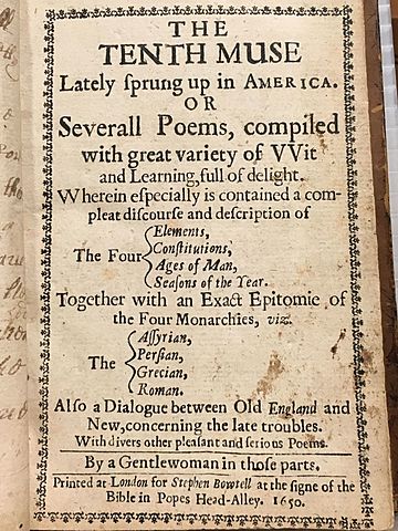 The Tenth Muse Lately Sprung Up in America