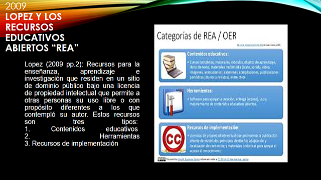 2009 LOPEZ Y LOS RECURSOS EDUCATIVOS ABIERTOS “REA”