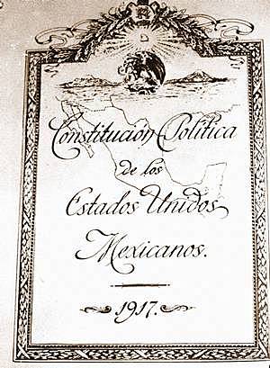 Constitución Política de los Estados Unidos Mexicanos