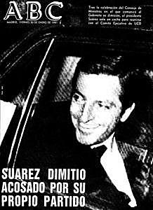 Dimisión de Suárez