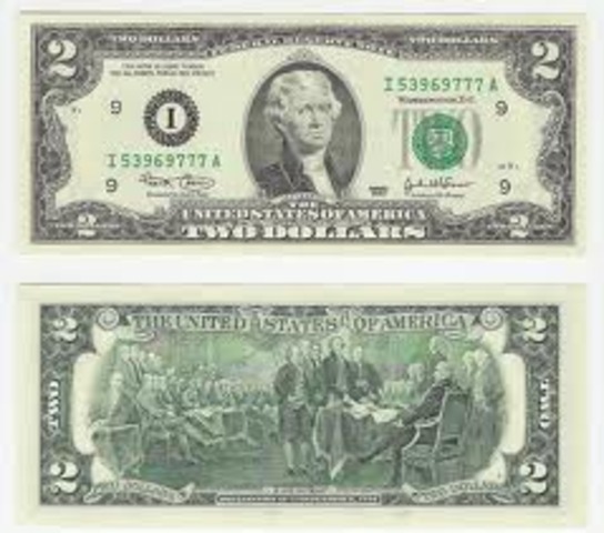 2 Dollar Bill Is Issued