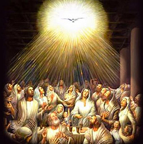 Pentecost and the coming of the Holy Spirit